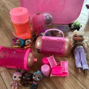 Lol Surprise Dolls and accessories lot